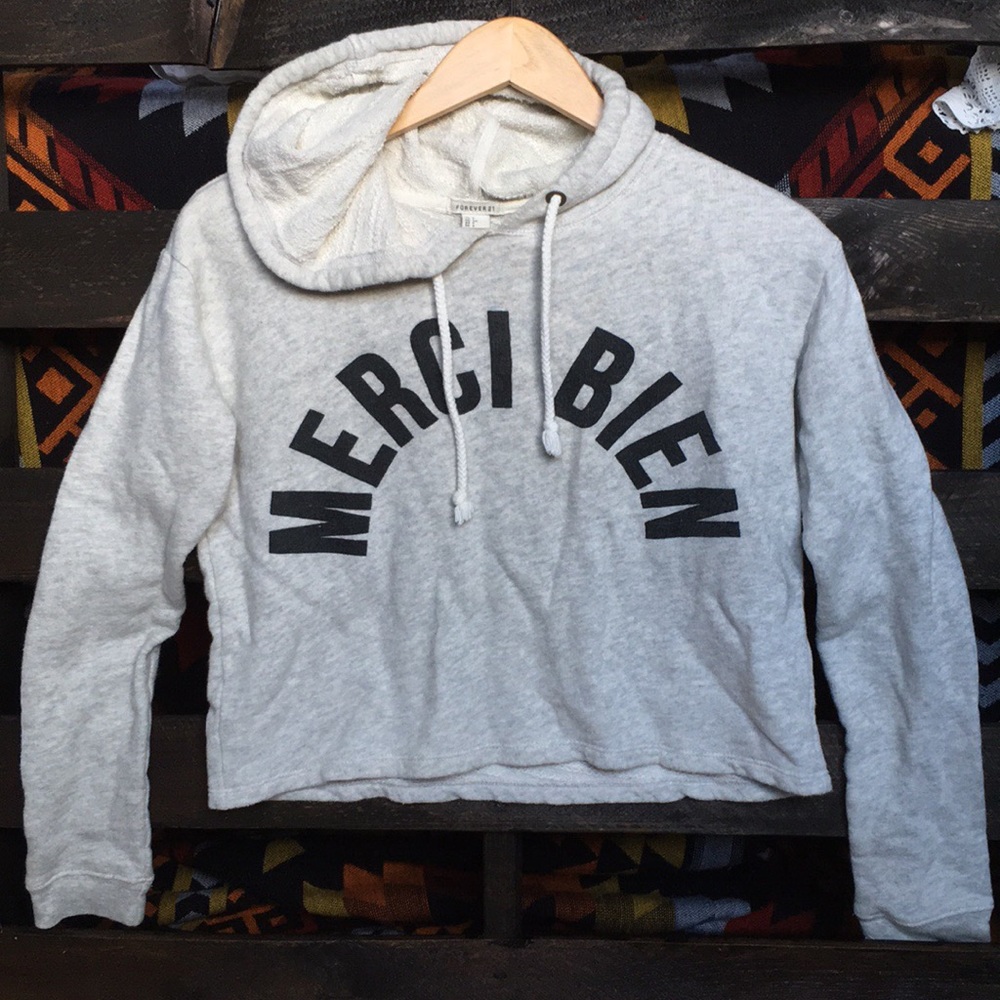 Cropped sweatshirt